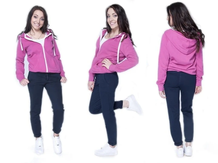 SPODNIE FITNES R.S-2XL jasny melange S