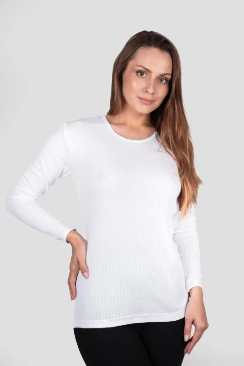 KOSZULKA DAMSKA BIAŁA 1016 DR R.XL-3XL biały XXXL