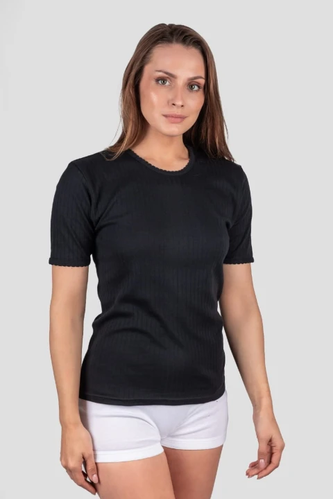 KOSZULKA DAMSKA KOLOR 1324 KR R.S-L czarny L
