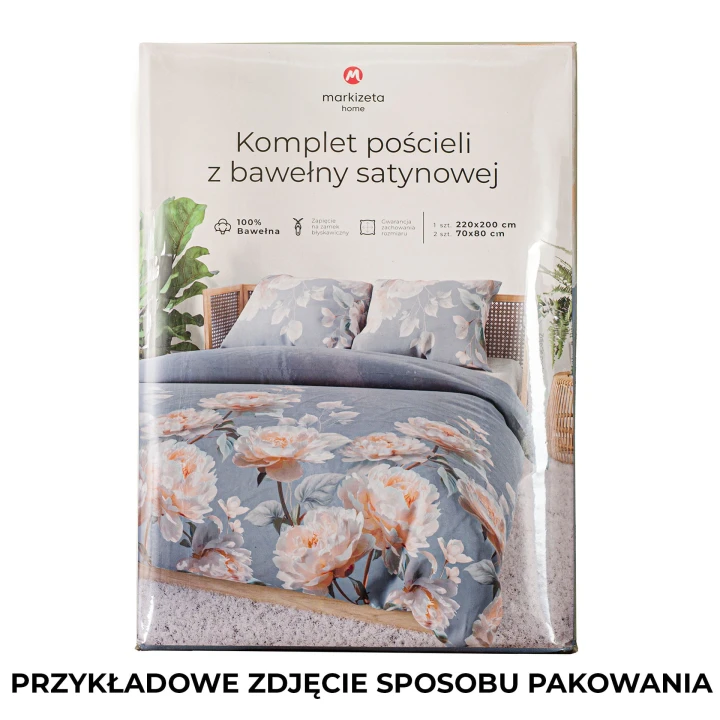 GRACE Komplet pościeli z bawełny satynowej 160x200cm 100056/SAT/000/160200/1