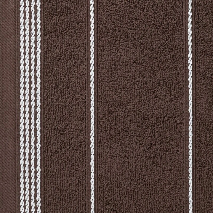 RĘCZNIK MIRA (04) 50 X 90 CM BRĄZOWY
