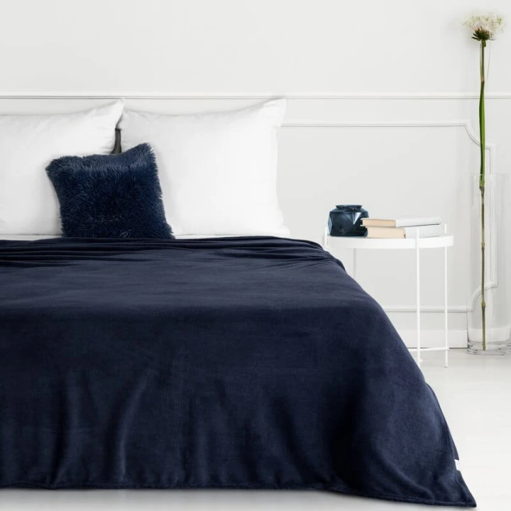 KOC SIMPLE1 150 X 200 CM GRANATOWY