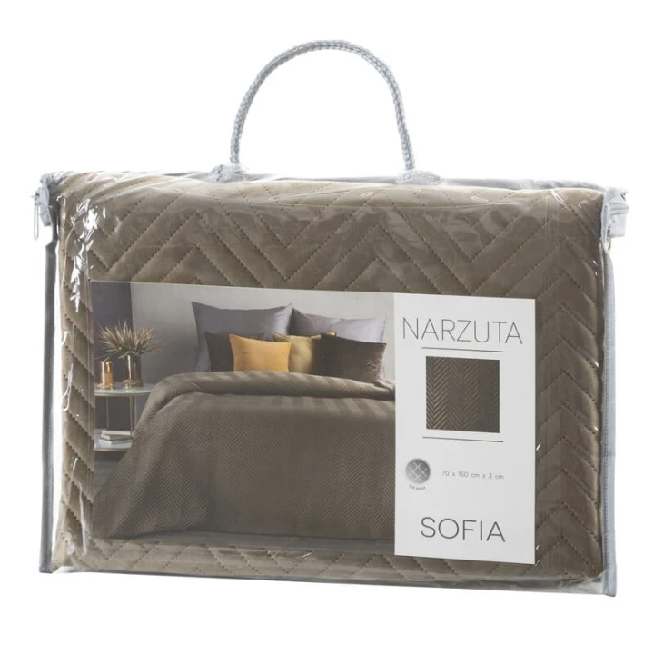 NARZUTA SOFIA 70 X 160 CM BRĄZOWY
