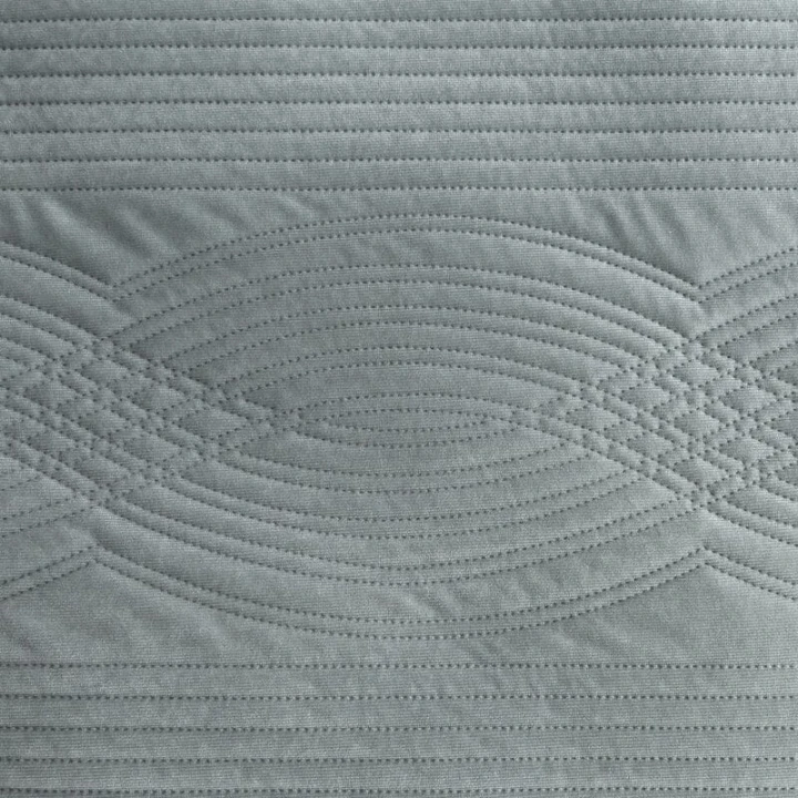 NARZUTA VELVET2 170 X 210 CM SREBRNY