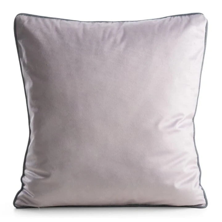 POSZEWKA VELVET 203 45 X 45 CM BIAŁY