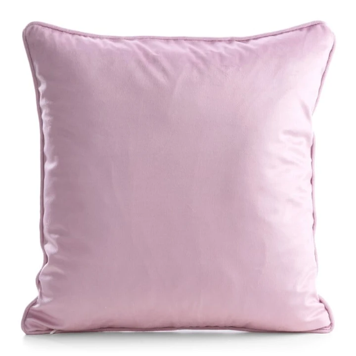 POSZEWKA VELVET 212 45 X 45 CM RÓŻOWY