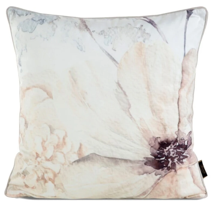 POSZEWKA VELVET 128 45 X 45 CM BEŻOWY