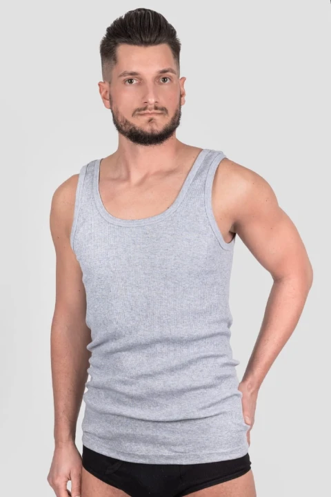 PODKOSZULEK MĘSKI KOLOR 0826-2 RAM R.3XL-4XL czarny XXXXL