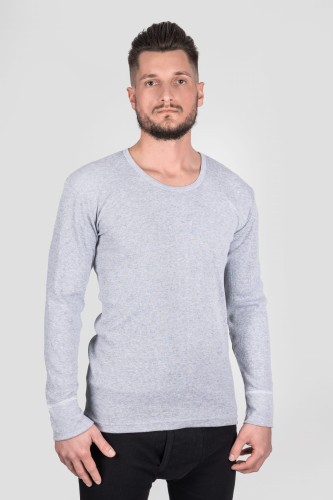 PODKOSZULEK MĘSKI MELANGE 0616 DR melange XXL