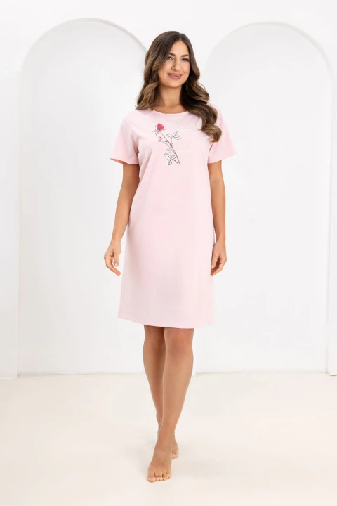 KOSZULA DAMSKA 172 KR R.2XL-4XL różowy 4XL