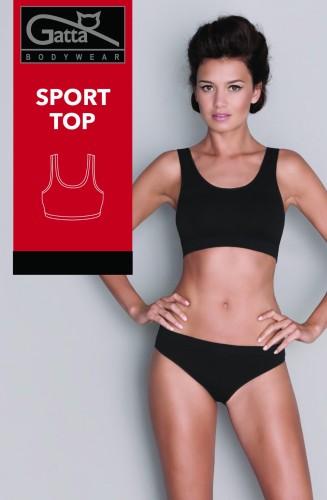 TOP SPORT BEZSZWOWY black L