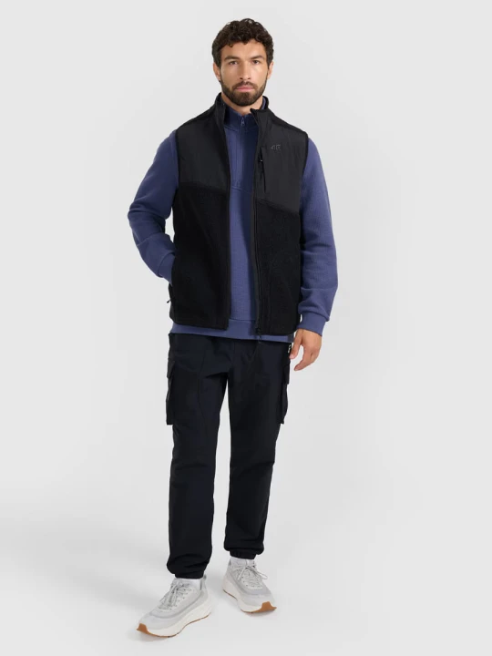Bezrękawnik męski regular czarny : Rozmiar odzieży - XL