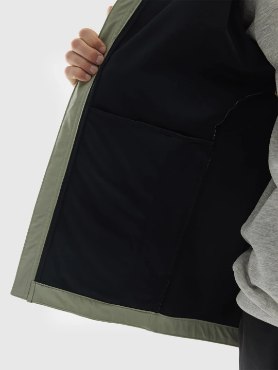 Kurtka softshell męska oliwkowa 4F membrana 5000