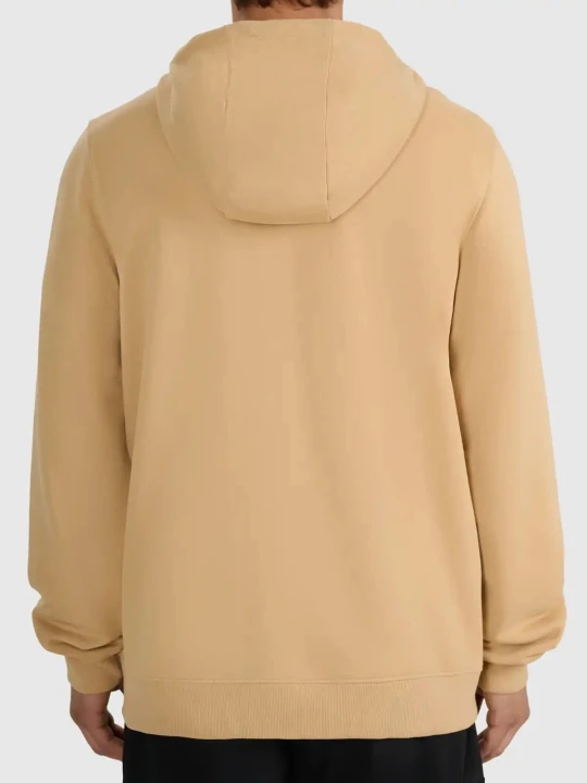 Bluza dresowa z kapturem rozpinana męska beżowa 4F : Kolor - Beżowy, Rozmiar odzieży - 4XL