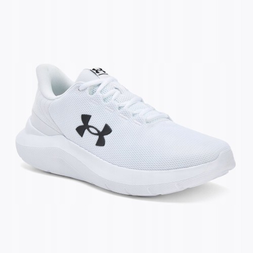 Obuwie sportowe męskie białe Under Armour do biegania : Kolor - Biały, Rozmiar obuwia - 44,5