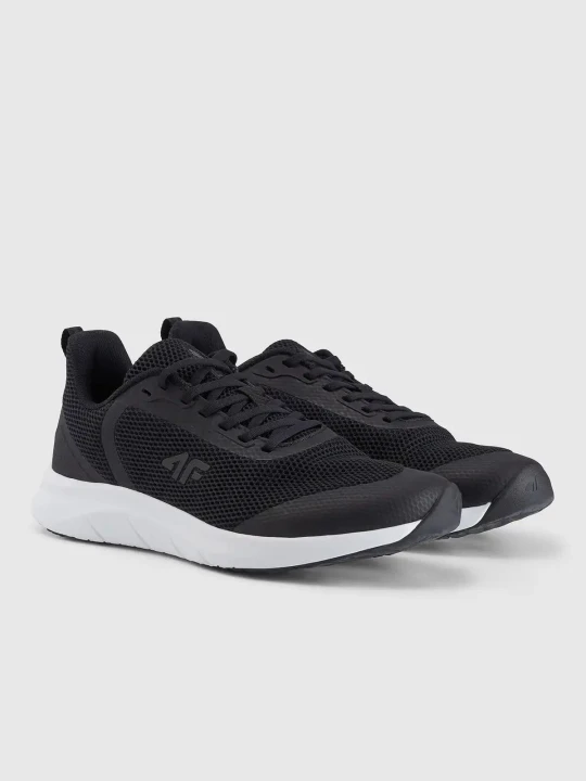 Buty outdoorowe sportowe męskie czarne 4F : Kolor - Czarny, Rozmiar obuwia - 44