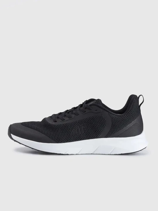 Buty outdoorowe sportowe męskie czarne 4F : Kolor - Czarny, Rozmiar obuwia - 43