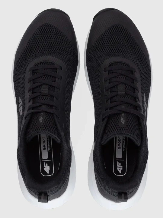 Buty outdoorowe sportowe męskie czarne 4F : Kolor - Czarny, Rozmiar obuwia - 40