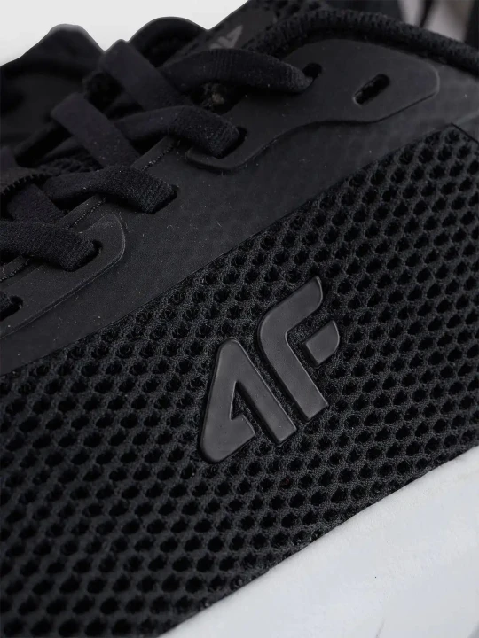 Buty outdoorowe sportowe męskie czarne 4F : Kolor - Czarny, Rozmiar obuwia - 40
