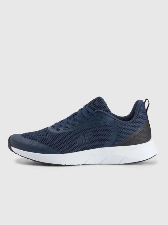 Buty outdoorowe sportowe męskie granatowe 4F : Kolor - Granatowy, Rozmiar obuwia - 45
