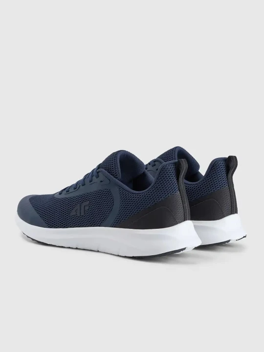 Buty outdoorowe sportowe męskie granatowe 4F : Kolor - Granatowy, Rozmiar obuwia - 45