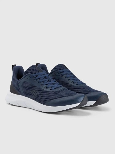 Buty outdoorowe sportowe męskie granatowe 4F : Kolor - Granatowy, Rozmiar obuwia - 44