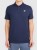 Koszulka t-shirt polo basic męski granatowy 4F : Kolor - Granatowy, Rozmiar odzieży - L