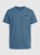 Koszulka t-shirt bawełniany limitowana kolekcja męska niebieska 4F : Kolor - Niebieski, Rozmiar odzieży - 2XL