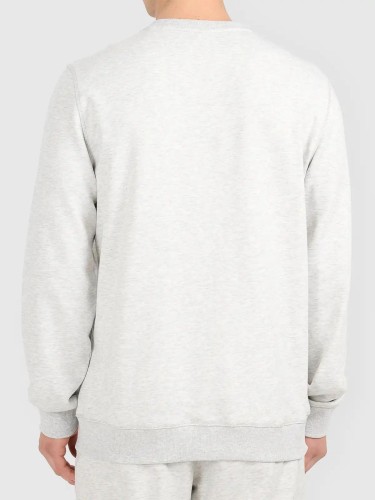 Bluza męska bez kaptura nierozpinana szara 4F : Kolor - Szary, Rozmiar odzieży - 3XL