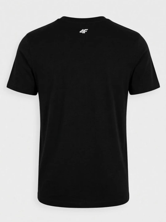 Koszulka t-shirt bawełniany limitowana kolekcja męski czarny 4F : Kolor - Czarny, Rozmiar odzieży - 4XL