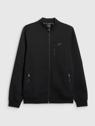 Bluza męska rozpinana czarna 4F : Kolor - Czarny, Rozmiar odzieży - 4XL