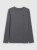 Longsleeve koszulka bawełniana z długim rękawem męska szara 4F : Kolor - Szary, Rozmiar odzieży - M