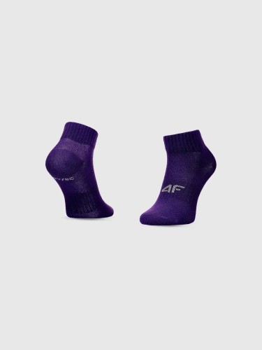 Skarpety za kostkę dziecięce unisex multikolor 4F 3pak : Kolor - Multikolor, Rozmiar skarpetki dzieci - 35-38