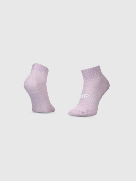 Skarpety za kostkę dziecięce unisex multikolor 4F 3pak : Kolor - Multikolor, Rozmiar skarpetki dzieci - 35-38