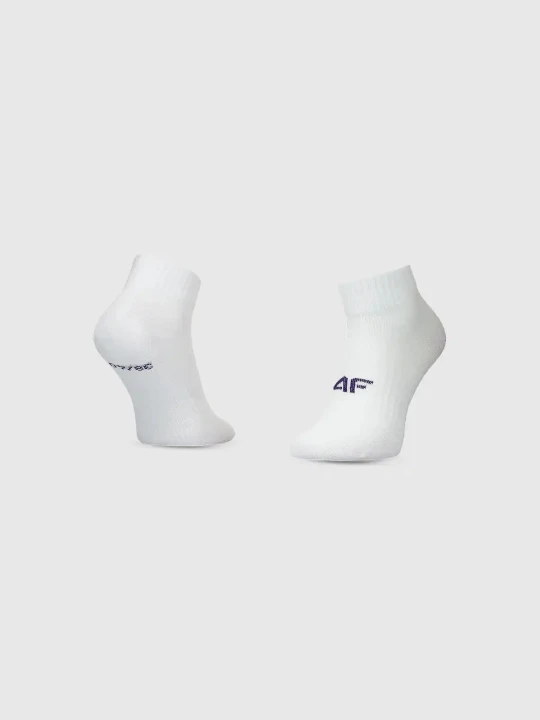 Skarpety za kostkę dziecięce unisex multikolor 4F 3pak : Kolor - Multikolor, Rozmiar skarpetki dzieci - 38-40