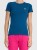 Koszulka t-shirt damski bawełniany gładki morska zieleń 4F : Kolor - Zielony, Rozmiar odzieży - S
