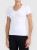 Koszulka t-shirt damska gładka slim biała 4F : Kolor - Biały, Rozmiar odzieży - M