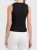 Koszulka damska bez rękawków prążkowana czarna 4F : Kolor - Czarny, Rozmiar odzieży - M