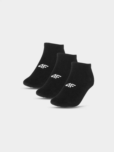 Skarpety przed kostkę unisex czarne 4F 3pa : Kolor - Czarny, Rozmiar skarpetki - 43-46