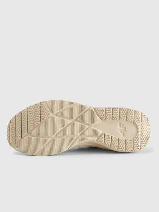 Buty sportowe outdoorowe damskie bezowe 4F : Kolor - Beżowy, Rozmiar obuwia - 41