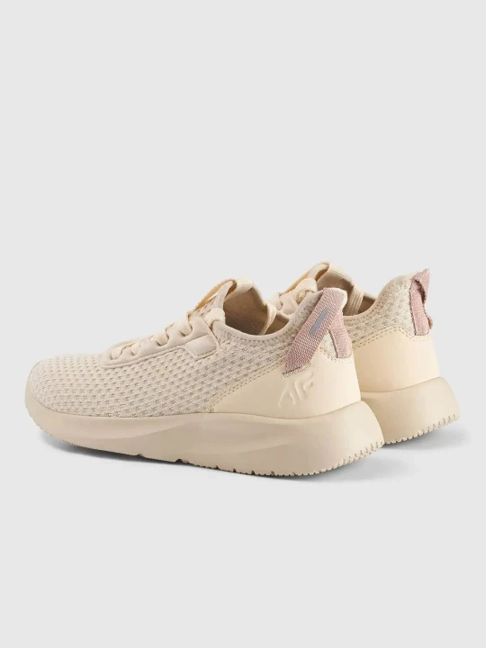 Buty sportowe outdoorowe damskie bezowe 4F : Kolor - Beżowy, Rozmiar obuwia - 38