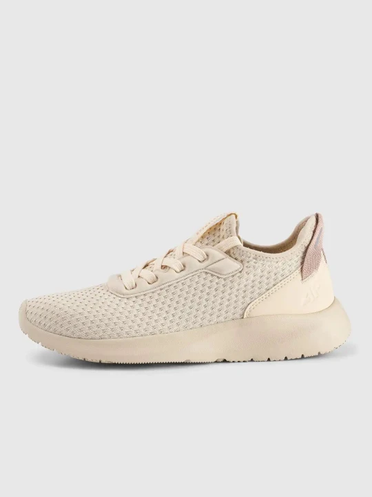 Buty sportowe outdoorowe damskie bezowe 4F : Kolor - Beżowy, Rozmiar obuwia - 37