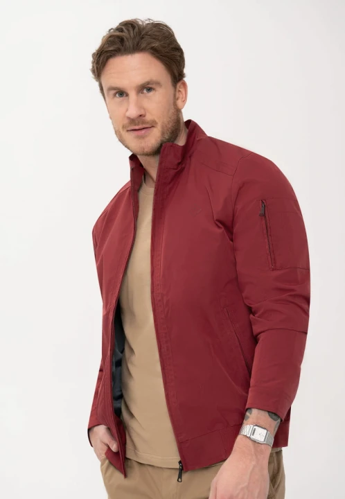 Męska, lekka kurtka w sportowym stylu J-WALLIS, rozmiar 3XL