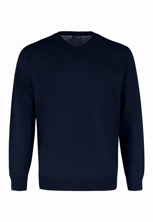 Sweter z dekoltem w serek S-KLARO, rozmiar L