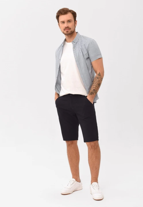 Koszula w kratkę z krótkim rękawem, Regular Fit, C-BARS, rozmiar L