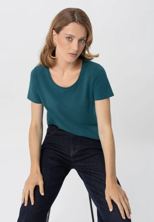 Elastyczna koszulka basic T-ANA, rozmiar XS