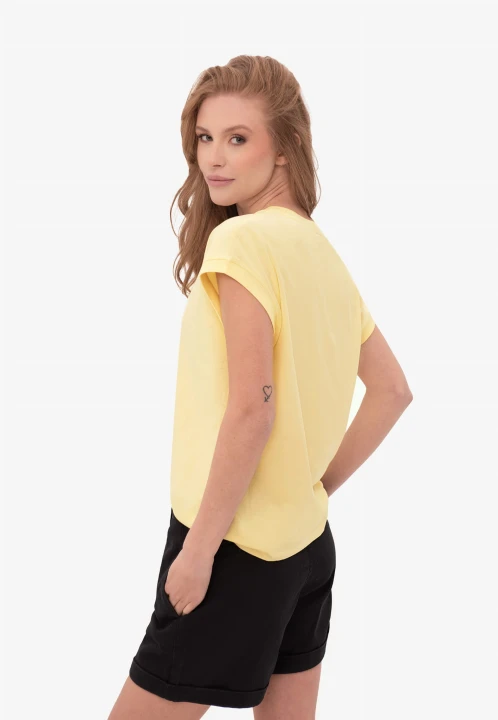 T-shirt z dekoltem V, Comfort Fit, T-SKY, rozmiar L