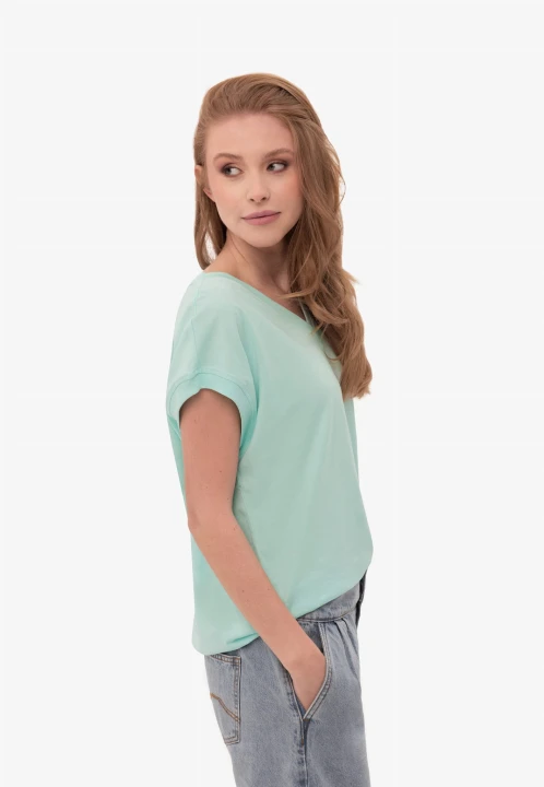 T-shirt z dekoltem V, Comfort Fit, T-SKY, rozmiar XS