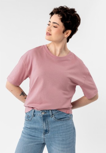 Gładki t-shirt, Comfort Fit, T-RODOS, rozmiar L