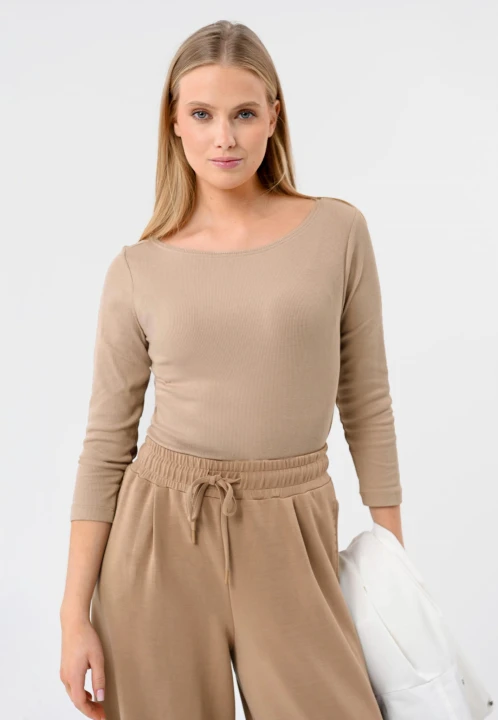 Longsleeve w prążek L-NEVRA, rozmiar L